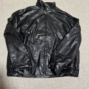 Womens Black Leather Jacket